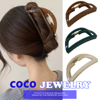 COCOJEWELRY กิ๊ฟติดผมแบบกลวงรูปครึ่งวงกลมขนาดใหญ่ MODE Korea ผู้หญิงเครื่องประดับผม