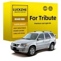 ชุดไฟเก๋ง Led 14ชิ้นสำหรับ Mazda Tribute 2001-2016 2017 2018 2019 2010 2011อ่านแผนที่โดมโคมไฟป้ายทะเบียน Canbus