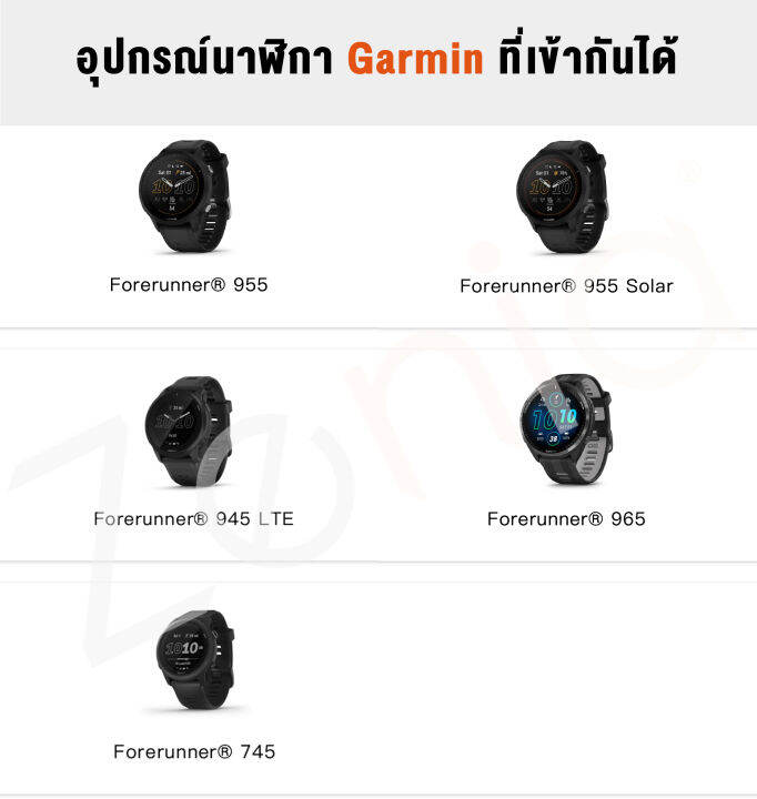 zenia-22มม-คุณภาพสูงผิวเปลี่ยนสายรัดข้อมือซิลิโคนสายนาฬิกาสำหรับผู้เบิกทาง-garmin-forerunner-965-955-solar-945-lte-745-forerunner745-forerunner945-lte-forerunner955-forerunner965-สมาร์ทกีฬานาฬิกาอุปกร