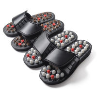 【CW】Feet Massage Slippers Foot Reflexology Acupuncture Tpy Massager Walk Stone Shoes Acupuncture Cobblestone Massageador Sandal