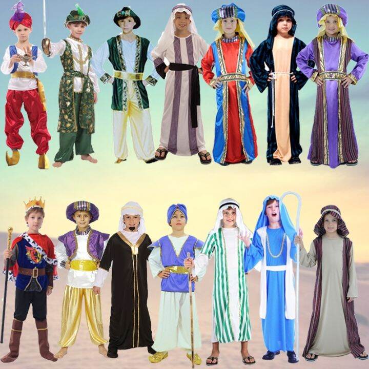 Children's Day Costumes COS Indian Prince Aladdin Costume UAE Middle