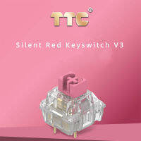 TTC silent red keyswitch V3 keyboard switch partition independent silencing, smooth, stable and quiet