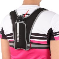 Reflective Running Backpack Universal Lightweight Sport Running Vest Mobile Phone Cards Bag For Jogging Fitness Male Female Vest