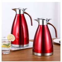 ▣❉ Double Layer Stainless Steel Thermos Bottle 1.5L 2L Large Home Bar Thermal Flask Kettle Tea Coffee Hot Water Jug Insulation Pot