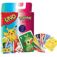 UNO Pokemon Sword Shield Card Anime Naruto Game Family Funny Entertainment Board Poker Playing Card Case Kids Toy Christmas Gift