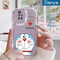 เคส Dienya สำหรับ Xiaomi Redmi 10 Prime 10C 9 Prime 12C POCO C55 POCO M2การ์ตูนน่ารักโดราเอมอนเนื้อครีมกันกระแทกแบบใสนิ่มเคสมือถือเคสโปร่งใสลายกล้องถ่ายรูปสร้างสรรค์เรียบง่ายฝาครอบป้องกันอ่อนโยน