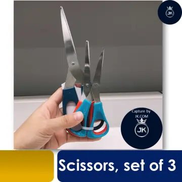 TROJKA Scissors, set of 3, multicolor - IKEA