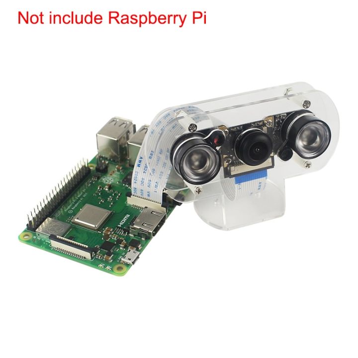 new-fuchijin77-ชุดกล้องราสเบอร์รี่พายไฟกล้องถ่ายรูปอินฟราเรดการมองเห็นได้ในเวลากลางคืน130องศาฮีทซิงค์-ffc-สำหรับ-raspberry-pi-4รุ่น-b-3b-ศูนย์