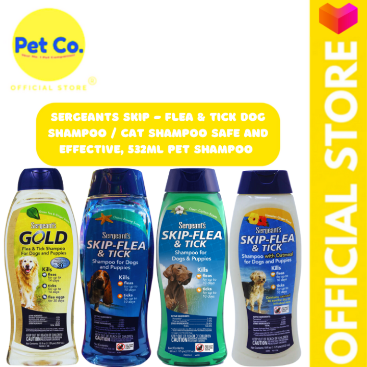 Sergeant's gold flea and clearance tick shampoo for cats