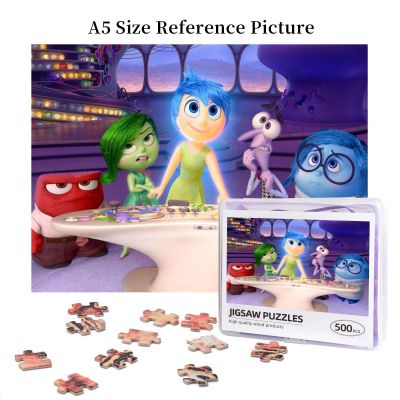 Inside Out Joy, Disgust And Anger Alles Steht Kopf Wooden Jigsaw Puzzle 500 Pieces Educational Toy Painting Art Decor Decompression toys 500pcs
