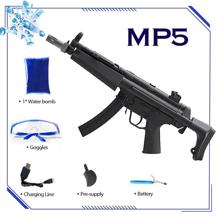 Jinming MP5 Gel ball launcher for boys, electric automatic and manual bolt action dual modes