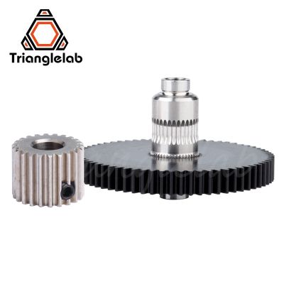 ┇◊◊ Trianglelab Stainless steel Precision-milled hobb Tatan Gear motor gear 1SET GEAR KIT for 3d printer reprap Tatan Extruder