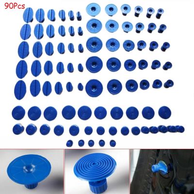 90 Pcs Puller Tabs Paintless Dent Repair Tabs Glue Pulling Tabs Kit for Small Dent