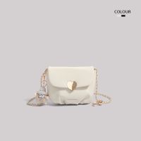 ZARAˉ Bag 2023 New Summer Niche Design White Cloud Bag All-Match Single Shoulder Messenger Bag Chain Female Bag