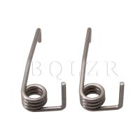 BQLZR 2PCS Refrigerator Divider Door Spiral Spring Compression Metal Replacement for DA6108314A Silver Nails Screws Fasteners