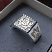 แหวน Signet Ring ออกแบบได้เองตามที่ต้องการ ตัวเรือนหน้าเหลี่ยม 11x11 มิลลิเมตร (R88-SIG)