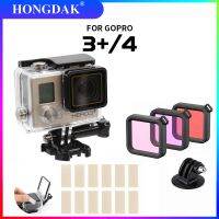 ฮีโร่ใต้น้ำเคสมือถือกันน้ำปลอกหุ้มสำหรับ Gopro กล้อง3 +/4ฝาครอบป้องกันที่ยึดปลอกหุ้มสำหรับกล้องแอคชั่นโปรใหม่