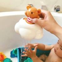 Abcstyle99 ของเล่นน้ํา หมีเมฆป๊อบอัพ Hape Pop-Up Teddy Shower Buddy เสริมสร้างพัฒนาการเด็ก ของเล่นตอนอาบน้ำ