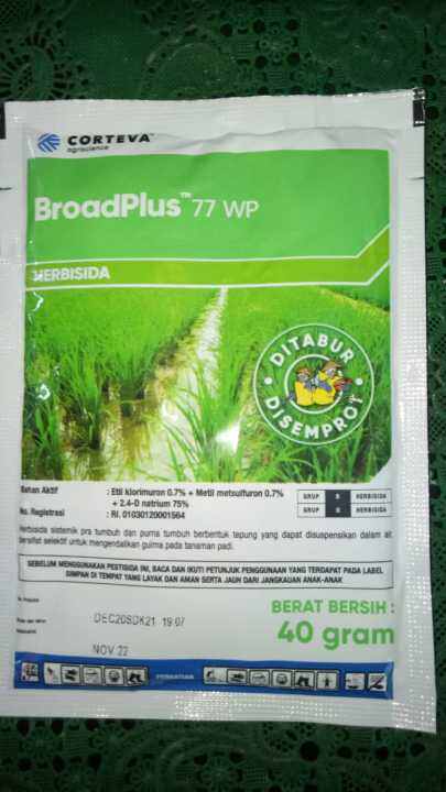 Ally Plus Herbisida Broad Plus Obat Rumput Buat Padi 40gr Lazada