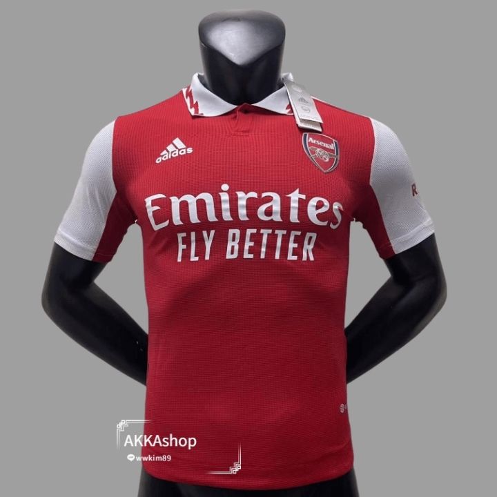 เสื้อฟุตบอล-อาเซน่อล-ชุดเหย้า-เกรดเพเยอร์-ปี-2022-23-arsenal-home-jersey-2022-23-player