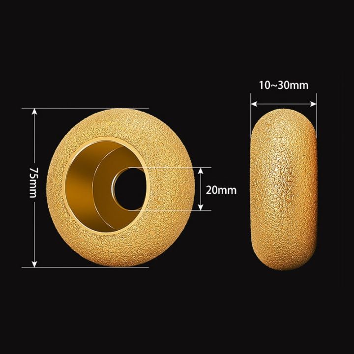 bore-20mm-diameter-3inch-75mm-dry-vacuum-brazed-diamond-grinding-wheel-demi-bullnose-edge-marble-edging-profile-grinding-disc