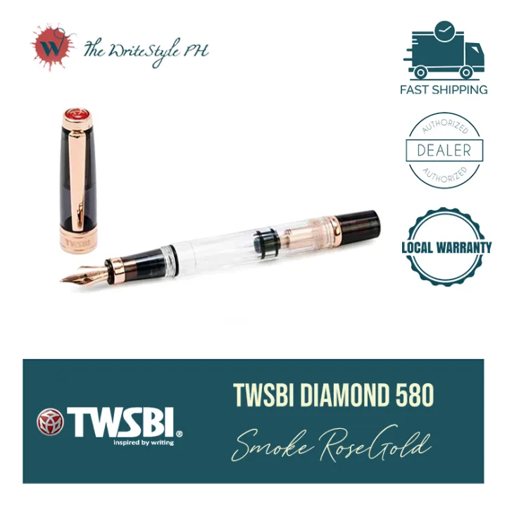 TWSBI ECO Smoke RoseGold Fountain Pen