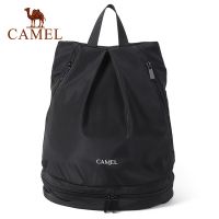 CAMEL ว่ายน้ำกระเป๋าเป้สะพายหลังแห้งและเปียกแยกกันน้ำกระเป๋าเก็บของกีฬากระเป๋า