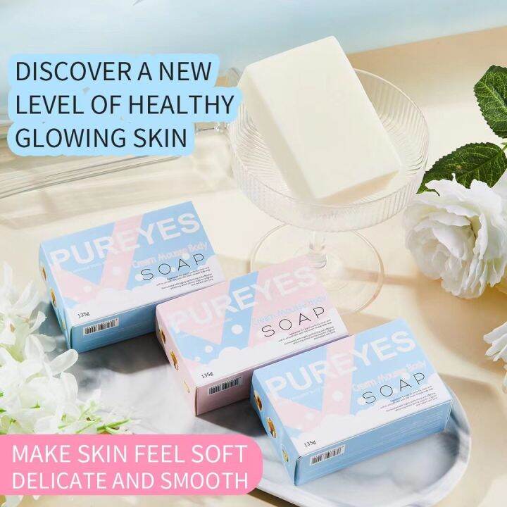 AMORELOVE Classy Pureyes Amino Acid Cream Mousse Shower Gel Whitening