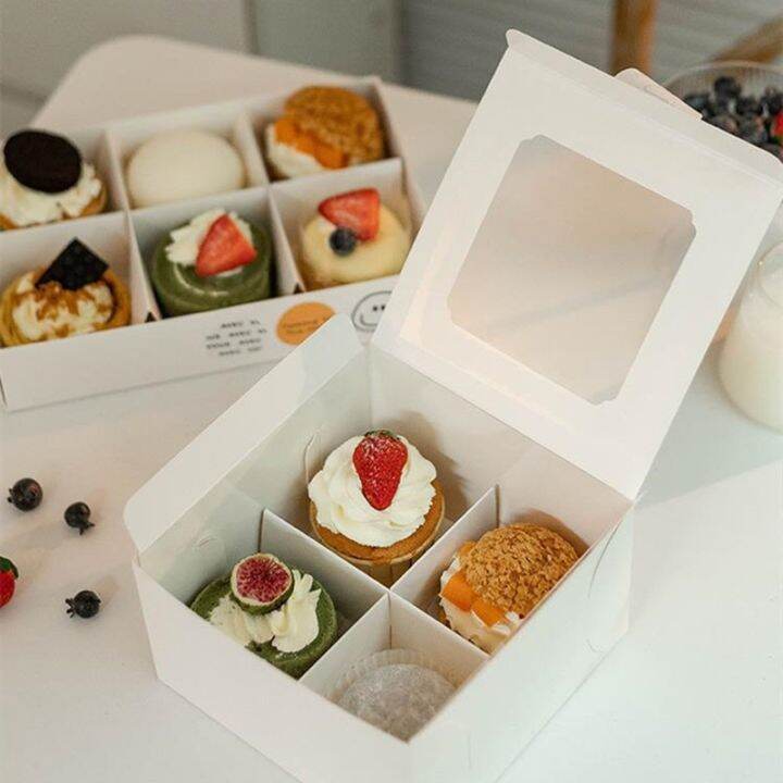 แถม10ชิ้นกล่องบิสกิตสำหรับใส่ของหวานในงานแต่งงานวันเกิดแบบเรียบง่ายของตกแต่งห้องอาบน้ำฝักบัวทารก