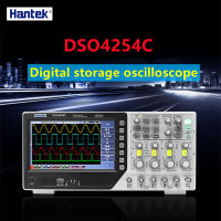 Hantek ออสซิลโลสโคปแบบดิจิตอลออสซิลโลสโคป4ช่องสัญญาณ DSO4254C 250MHz USB หน้าจอ LCD แบบมือถือ7นิ้วมีประกันคุณภาพ