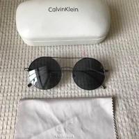 แว่นตา CalvinKlein  CK2156S  CalvinKlein Round Sunglasses อุปกรณ์ครบ พร้อมกล่องผ้าเช็ดแว่น กันแดดกันยูวี 100% Size 54-17-140 ใส่ได้ทั้งชายหญิ