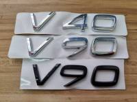 โลโก้ * V40 / V90 * ตัวอักษรติดด้านหลังวอลโว่ Volvo V40 T4 V90 D5 letter logo rear trunk