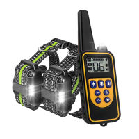 Training CollarBark Stopper LCD Display Remote Dog Training Device 3 Modes Waterproof Receiver Collar Rechargeable