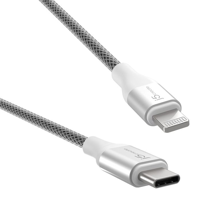 j5create-jlc15w-usb-c-to-lightning-cable-white-สายชาร์จไอโฟน-สีขาว-ของแท้-ประกันศูนย์-2ปี