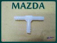 MAZDA THREE WAY JOINT SPRINKLER (Type T) PLASTIC "WHITE" (1 PC.) (89)  #ข้อต่อสามทางฉีดน้ำฝน (ตัว T)  ทั่วไป (1 ตัว) สีขาว