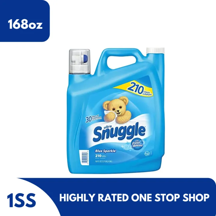 Snuggle Ultra Liquid Detergent Blue Sparkle, 210 Loads, 168oz Lazada PH