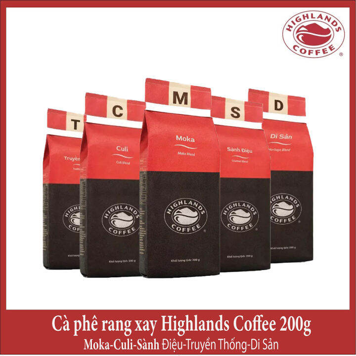 Cà Phê Rang Xay Highlands Coffee 200g Mokaculisành điệutruyền Thốngdi Sản Lazadavn 8082