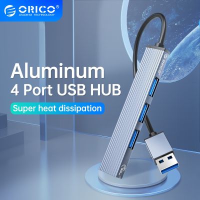 ORICO USB 3.0 Splitter 4พอร์ตฮับฮับแท่นวางมือถืออะแดปเตอร์ Usb C Extension สำหรับ Macbook คอมพิวเตอร์มืออาชีพอุปกรณ์เสริม Feona