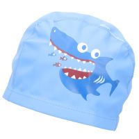 Swim Cap Swimming Caps Hat Kids Cartoon Women Bathing Girls Men Pu Head Hair Silicone Elastic Long Wraps Pool Animals Protector Swim Caps