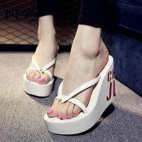 New Fip Fops Women EVA 11cm High Heel 4CM Platform Summer Women Shoes Wedges Flip Flops Beach Shoes Drop Shipping