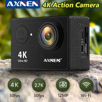 ต้นฉบับ AXNEN H9R 4พันกีฬากล้อง WiFi รถจักรยานยนต์จักรยานหมวกกันน็อคกันน้ำเวบ Video บันทึกการกระทำกล้องสำหรับการถ่ายภาพ