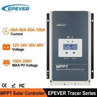 EPEVER 100A 80A 60A 50A MPPT Solar Charge Controller 12/24/36/48V Auto Battery Regulator Max Panel PV 150V 200V Tracer AN Series