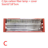 Carbon fiber heater halogen lamp Electric heating tube lamp cover lamp cover for curing drying room steaming 220V1000w