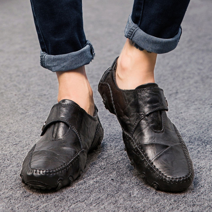 codq-รองเท้าผ้าใบแบนสีขาวสำหรับผู้ชาย-2020-ใหม่อังกฤษที่เดินทางมาพักผ่อนแฟชั่นรองเท้าลำลองสำหรับผู้ชายขี้เกียจรองเท้ารองเท้าไม่มีส้