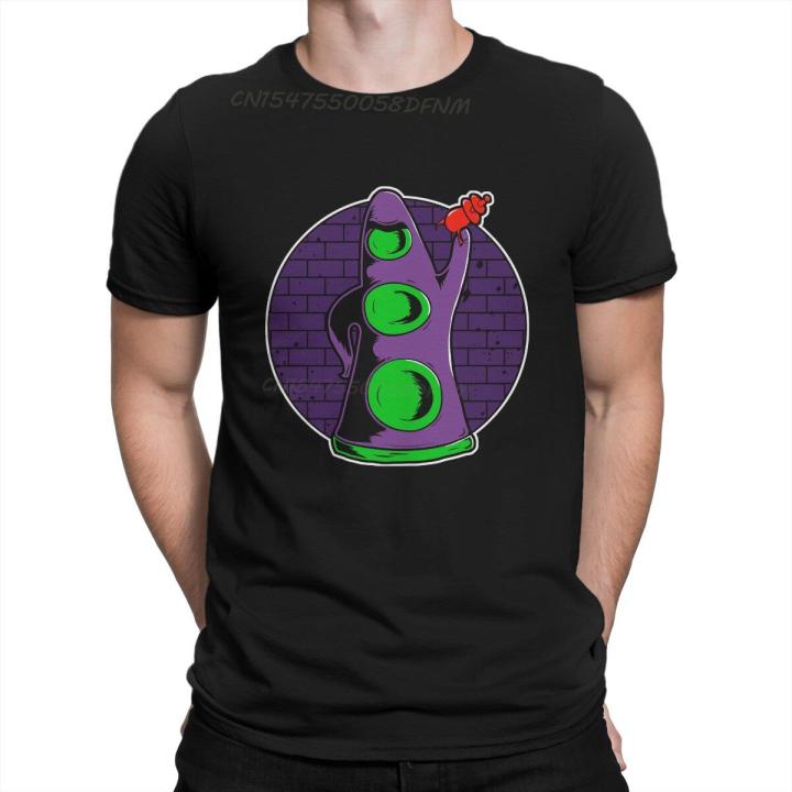 day-of-the-tentacle-game-newest-t-shirt-for-men-take-on-the-world-cute-camisas-male-oversized-t-shirts-custom-christmas-gifts