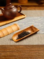 Simple carbonized Mengzong bamboo tea handmade spoon six gentlemen set spare parts Japanese ceremony shovel lotus