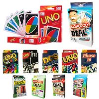 UNO FLIP! Board Game Anime Cartoon Figure Pattern Family Funny Entertainment uno Cards Games Christmas Kids Gifts