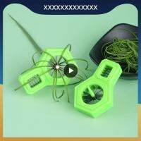 สแตนเลสหั่น Scallion ตัดครัวเรือนพลัมดอกไม้เครื่องตัด Shredding สวมทนคม Scallion เครื่องตัด
