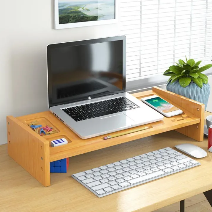 Laptop rack can be raised and lowered multifunctional desktop computer