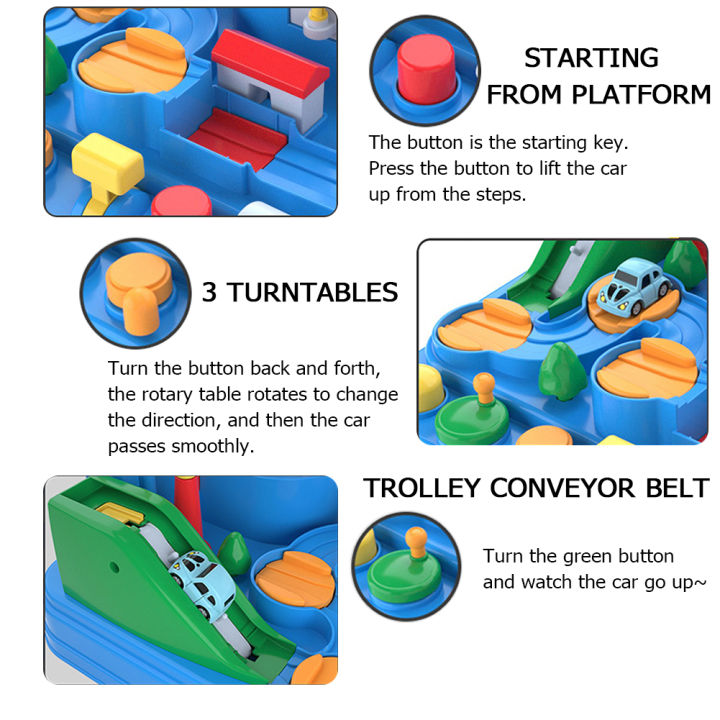 รถเด็ก-track-ผจญภัยแข่งรถรางเด็ก-inertia-สไลด์สมองเกมตารางเด็กของเล่นเพื่อการศึกษาของขวัญคริสต์มาสเด็ก